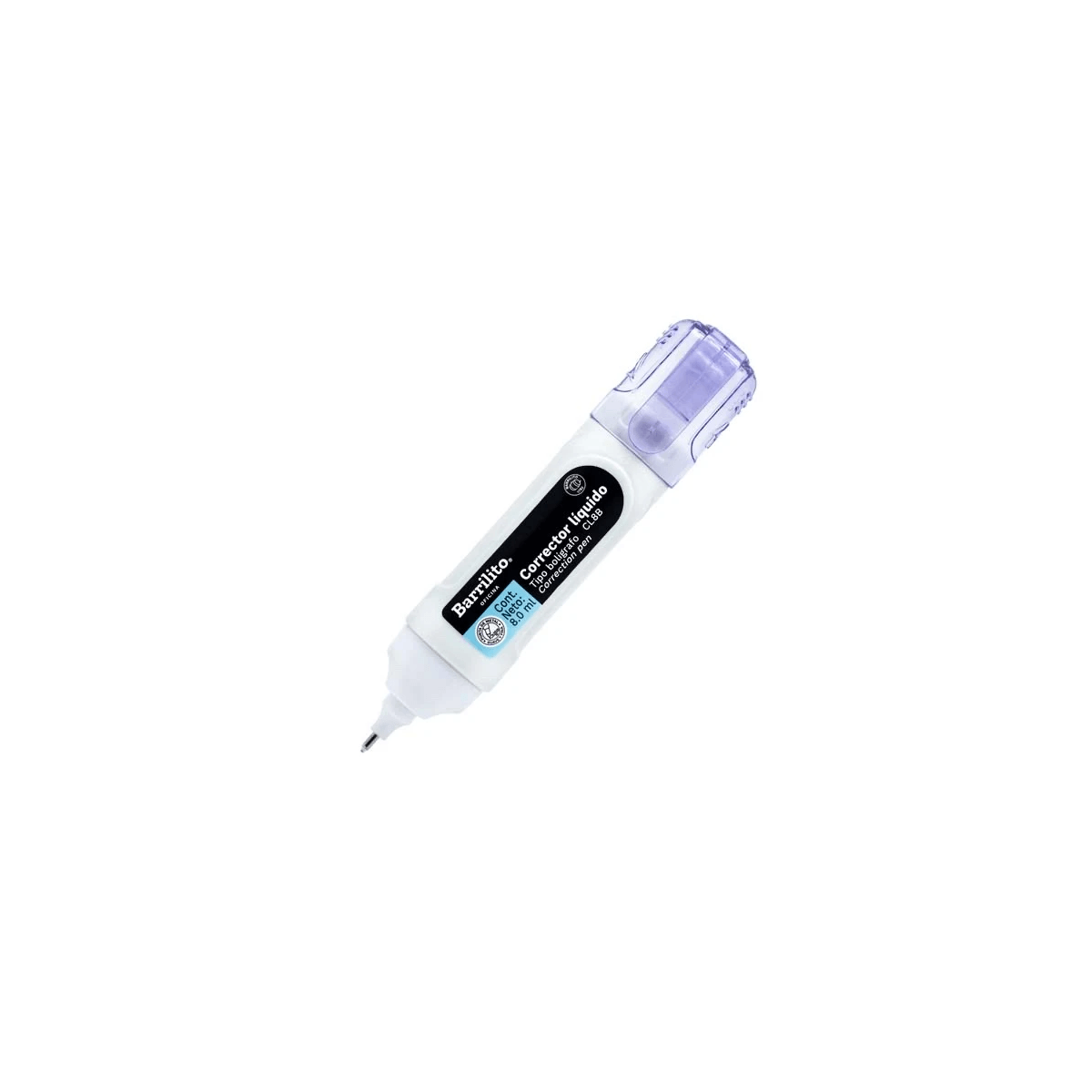 Corrector Liquido Barrilito Boligrafo 8Ml 1 Pza