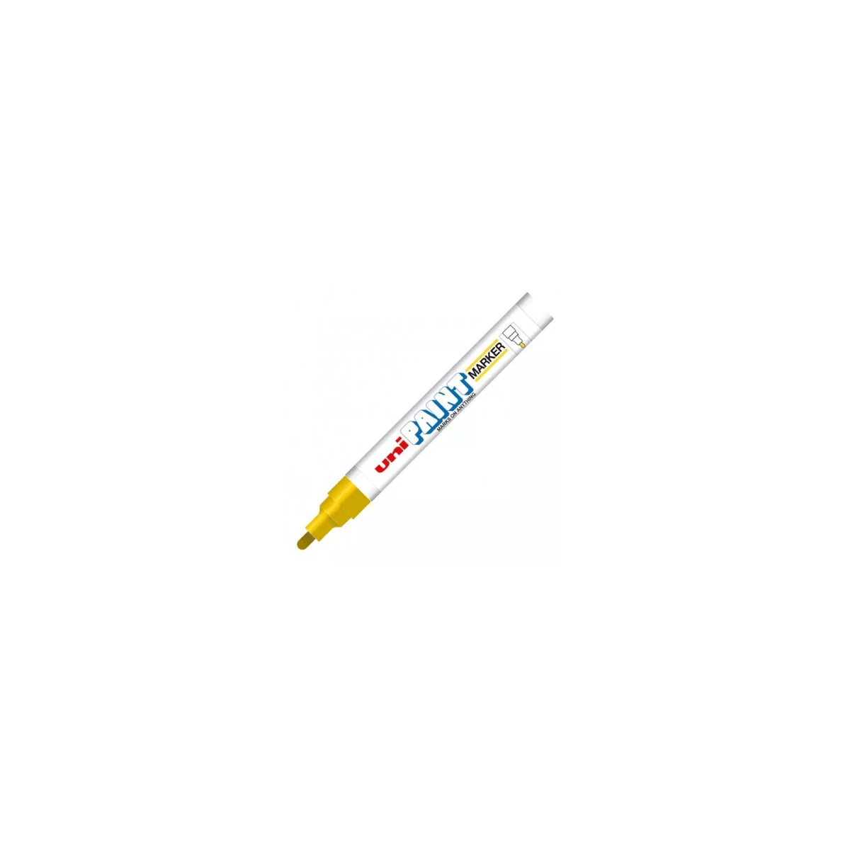 Marcador Azor Px-20 Uniball Paint Color Amarillo C/12 Pzas