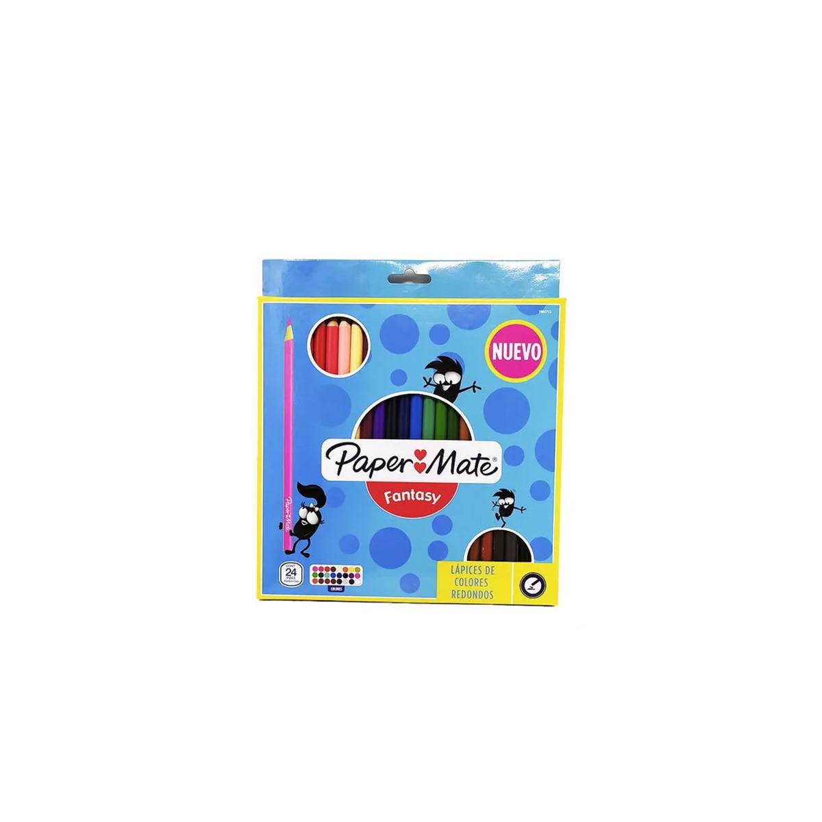 Colores Fantasy Redondos C/24 Articulos Escolar Y Oficina