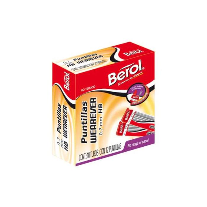 Puntillas Wearever P-700 Hb 0.7 Mm C/10 Articulos Escolar Y Oficina