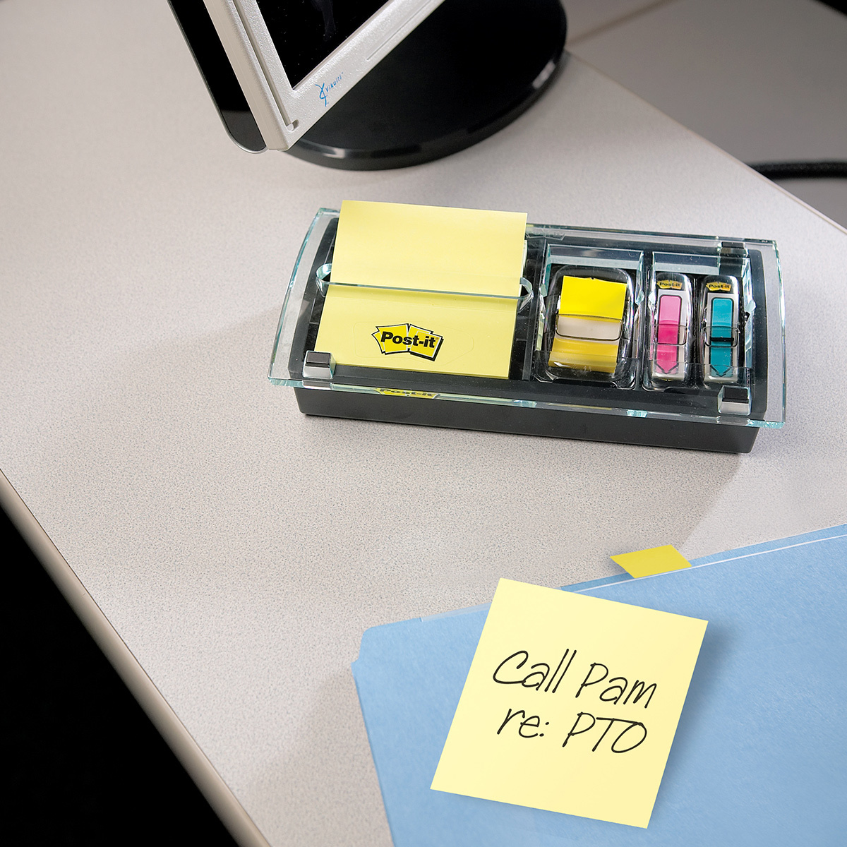 Despachador 3M Notas Pop Up/Banderitas Articulos Escolar Y Oficina