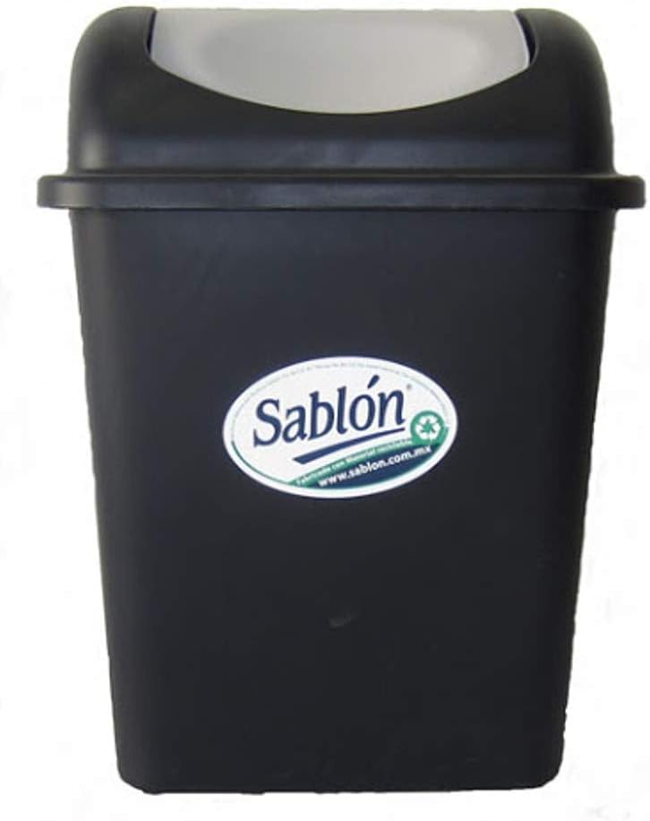 Cesto Sablon Balancin Inorganico Negro Articulos Escolar Y Oficina