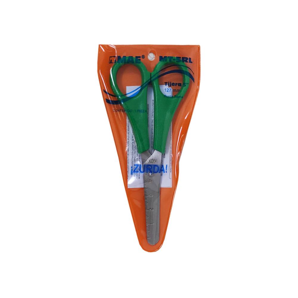Tijera Escolar Mae Zurda Regla Impresa Articulos Escolar Y Oficina