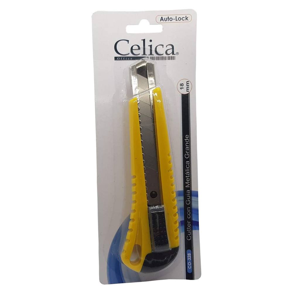 Cutter Celica Grande Guia Metalica 17Cms/Navaja 18Mm