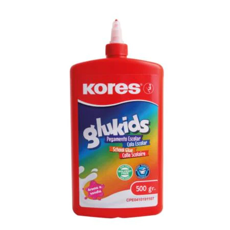 Pegamento Liquido Kores Blanco Glukids 500Grs