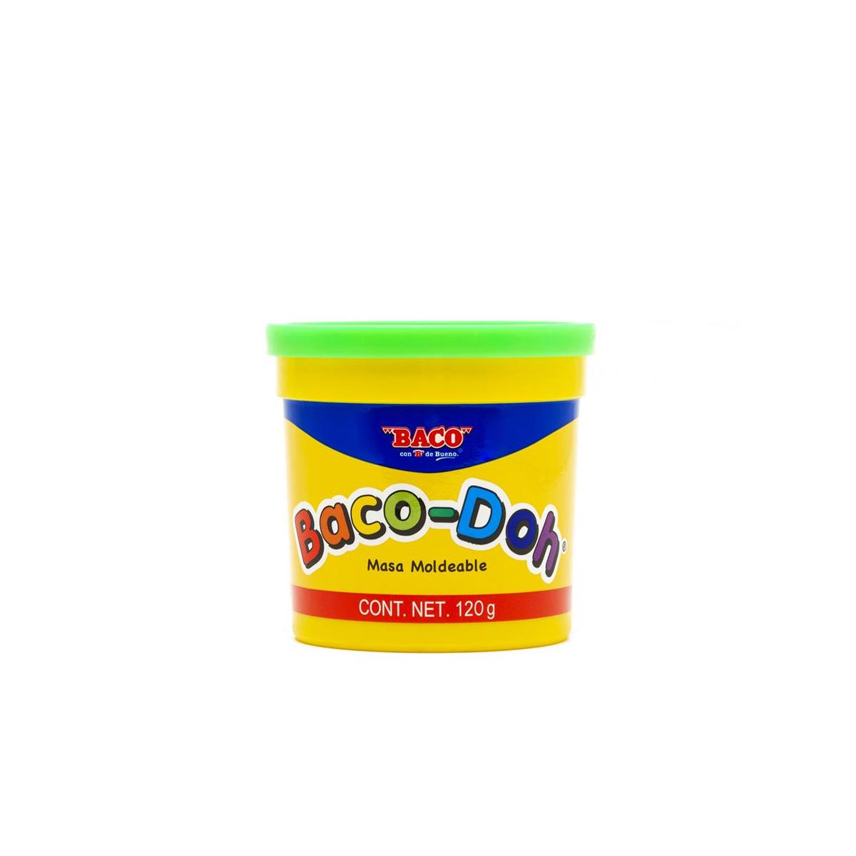 Plastilina Baco-Doh 120Gr Verde Fluorescente