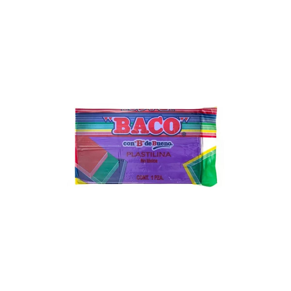 Plastilina Baco Marqueta 180Gr Violeta No.63