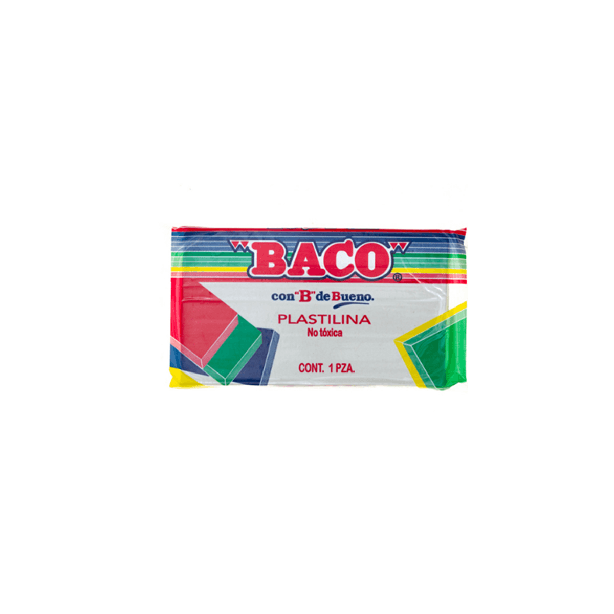 Plastilina Baco Marqueta 180Gr Blanca No.60