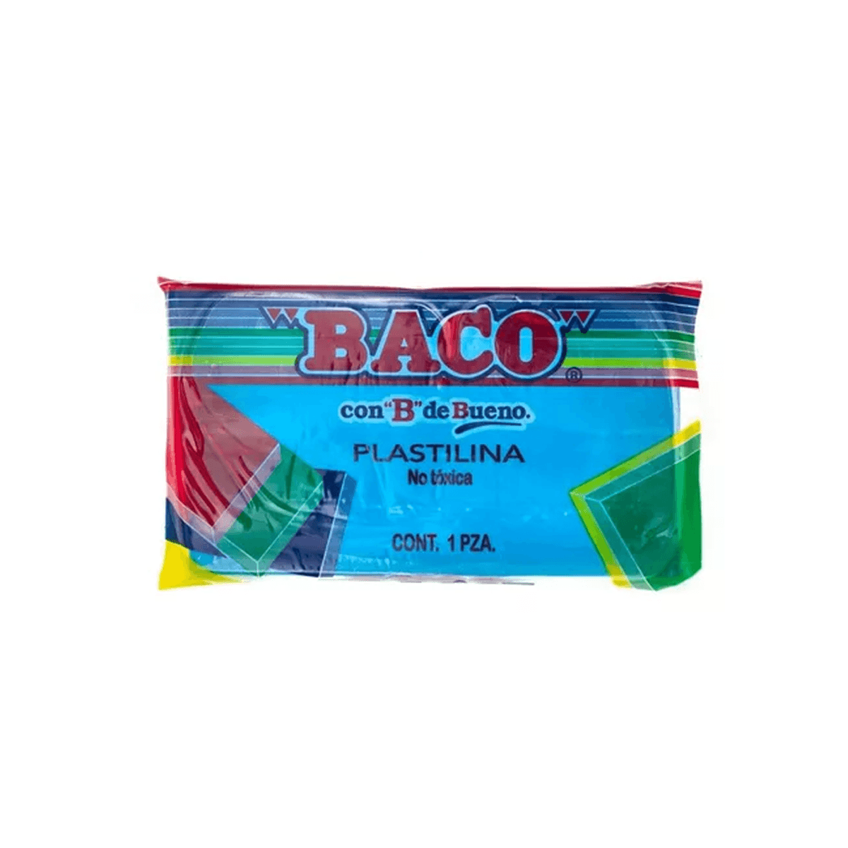 Plastilina Baco Marqueta 180Gr Azul Claro No.57