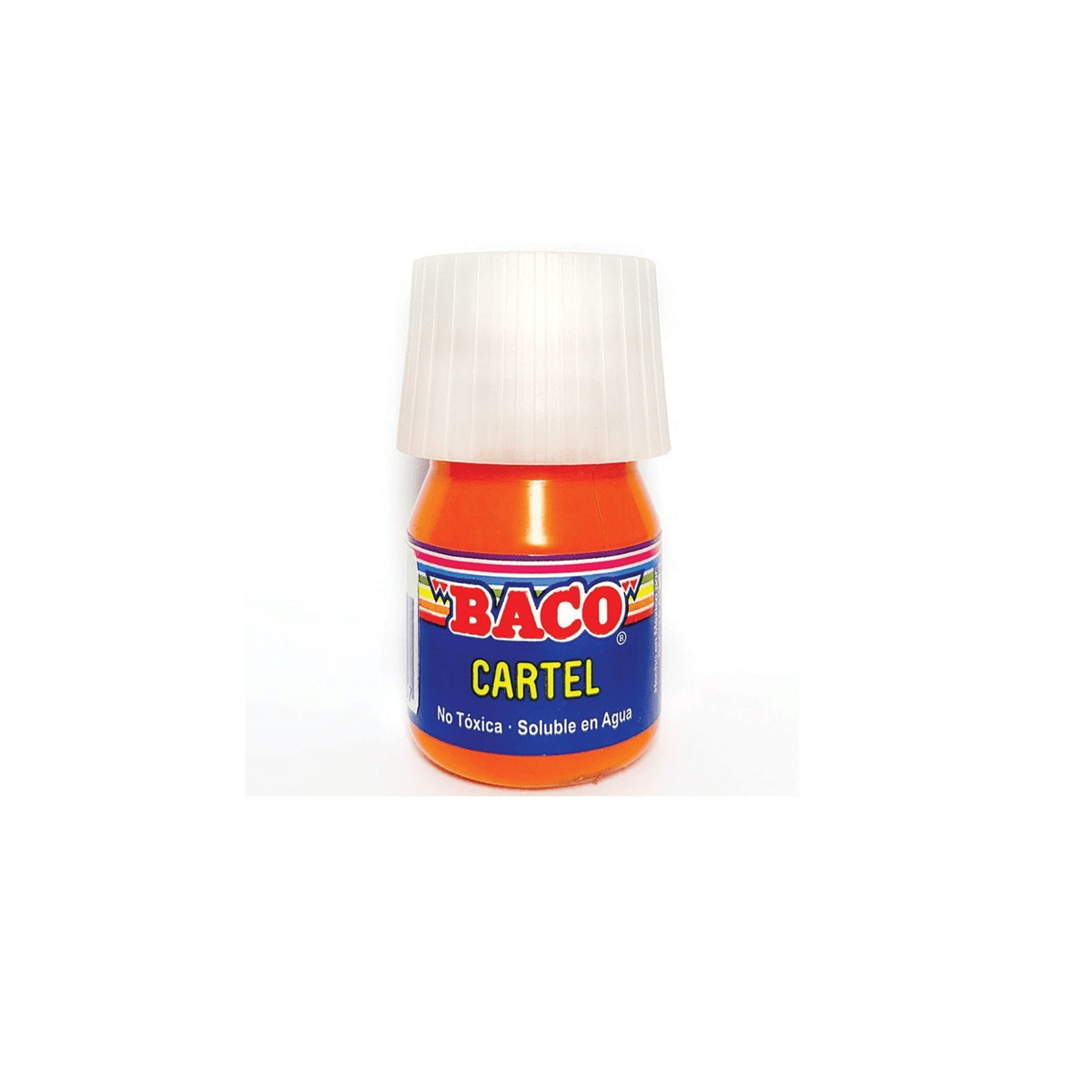 Pintura Baco P/Cartel 20Ml Naranja C/10 Piezas