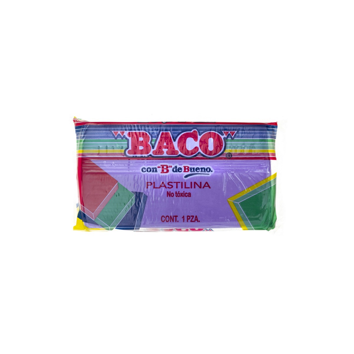 Plastilina Baco Marqueta 180Grs Color Lila