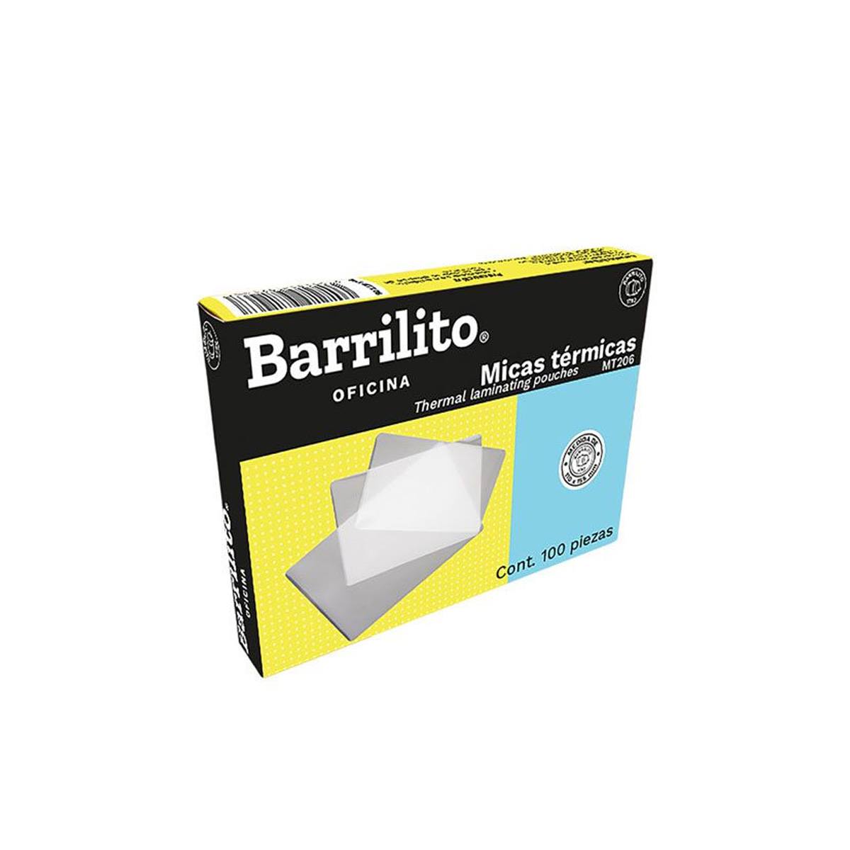 Micas Termicas Barrilito 110X155Mm Caja Paq C/100 Pz Pzas (200 Micras)