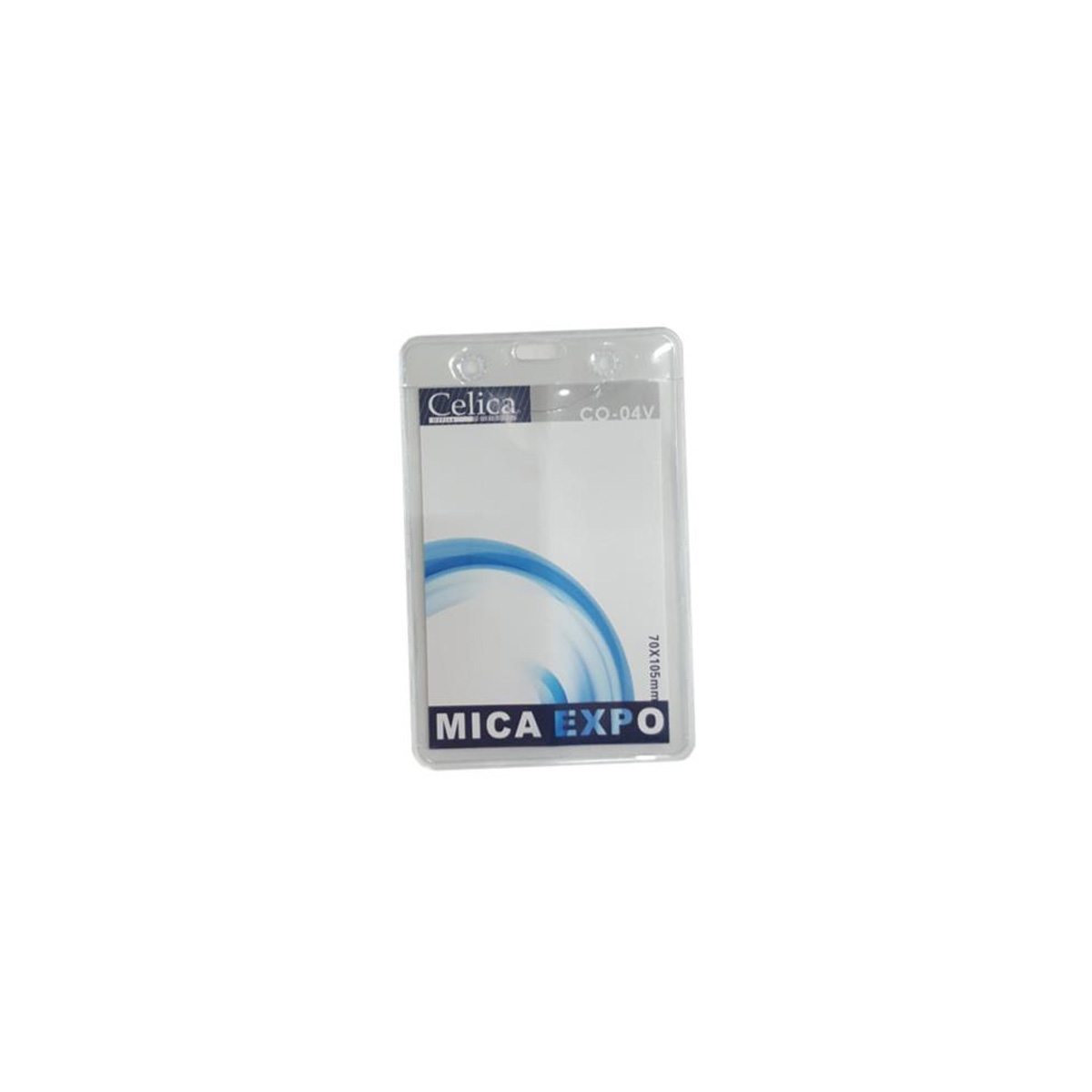 Mica P/Gafete Celica Vertical 70X105Mm Transp C/10 Piezas