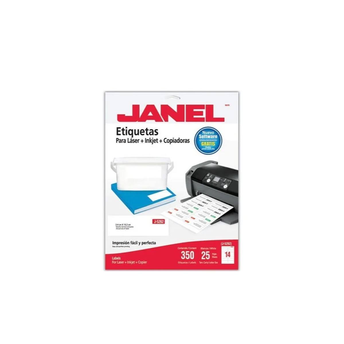 Etiqueta Janel Laser 34X102 Mm 100H C/1400