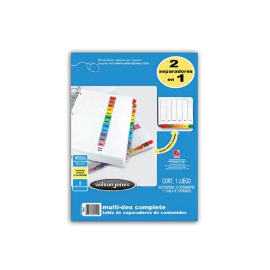 Separador Acco 442 Multidex Basico 5 Divisiones Paq C/12