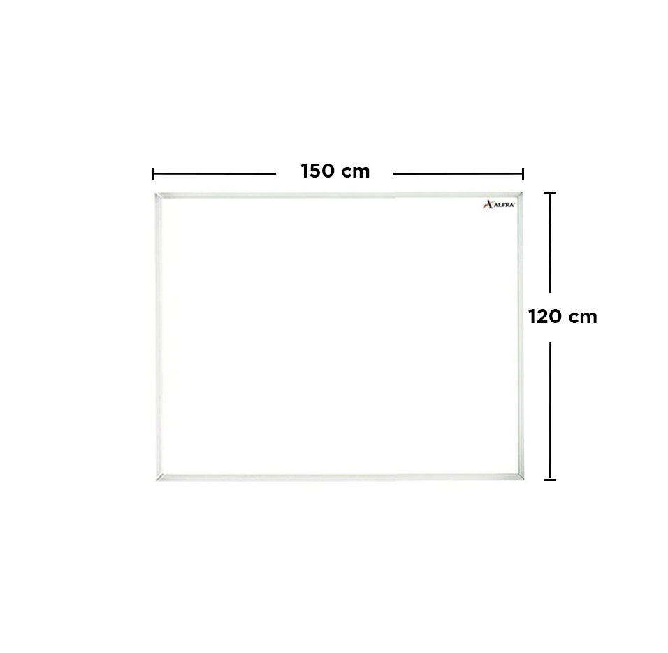 Pintarron Alfra Blanco Marco Aluminio 120 X 150 Cms