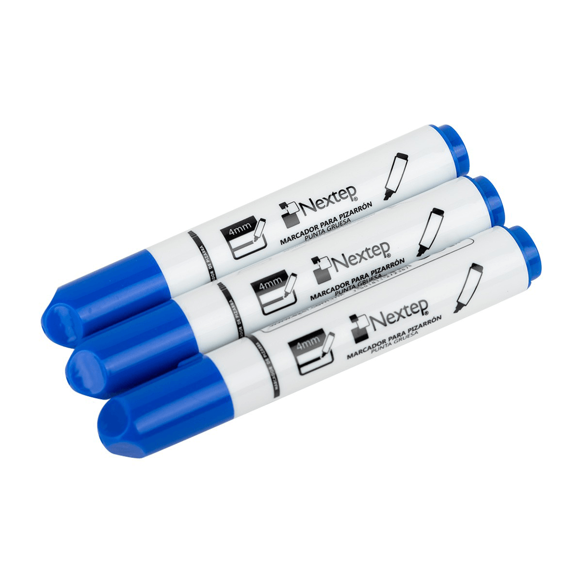 Marcador Pizarron Blanco Nextep Color Azul C/12 Pzas NE-082Z