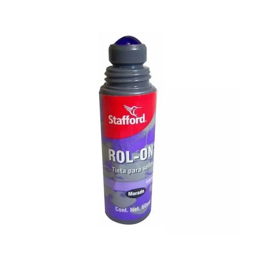 Tinta P/Sellos Stafford Roll-On Morado 60Ml