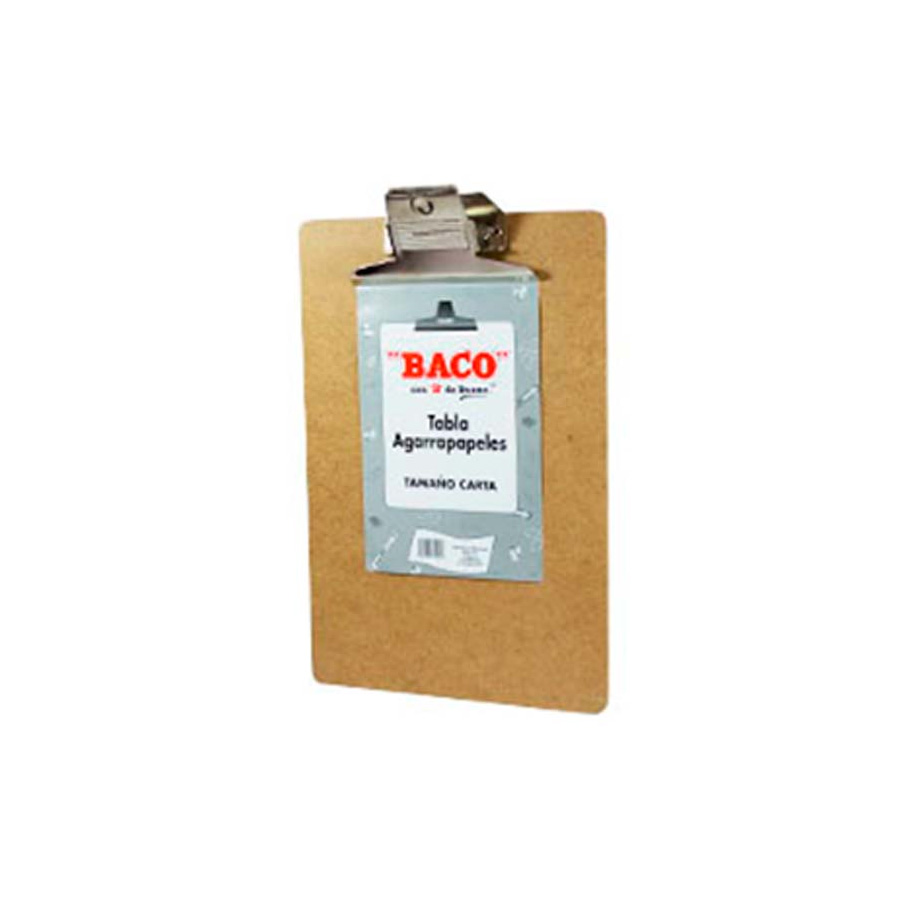 Tabla Baco Clip Madera Carta Articulos Escolar Y Oficina