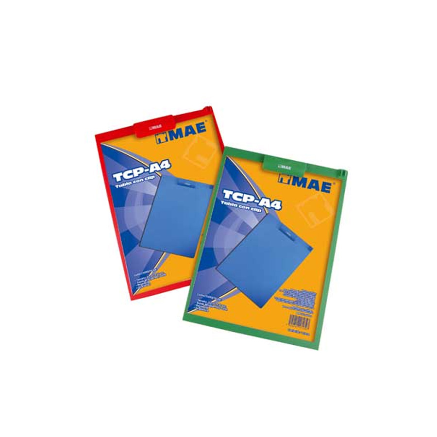 Tabla Mae Plastica Clip Tamaño A4 Articulos Escolar Y Oficina