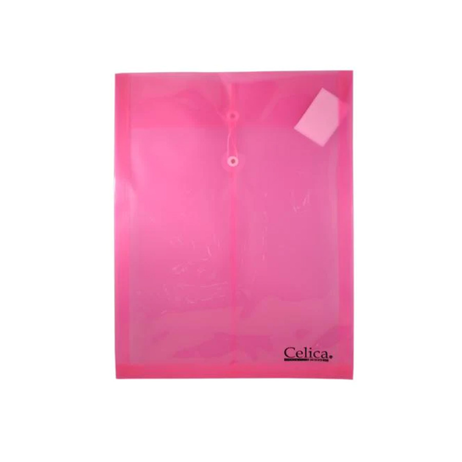 Sobre P/Documentos Celica T/Carta C/Hilo Rosa C/12 Piezas