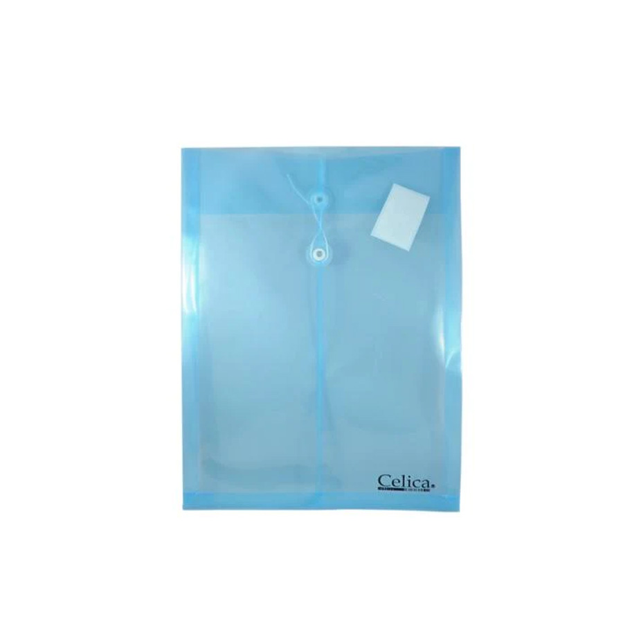 Sobre P/Documentos Celica T/Carta C/Hilo Azul C/12 Piezas