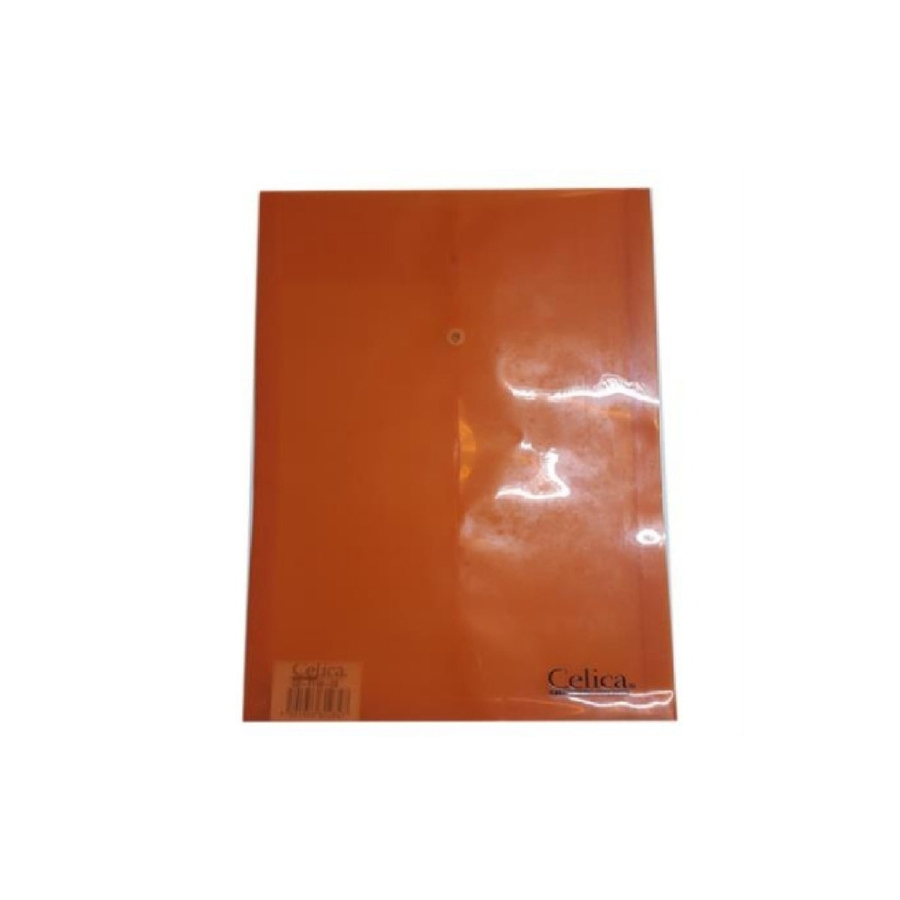 Sobre P/Documentos Celica T/Oficio C/Hilo Naranja Paq C/12 Pieza