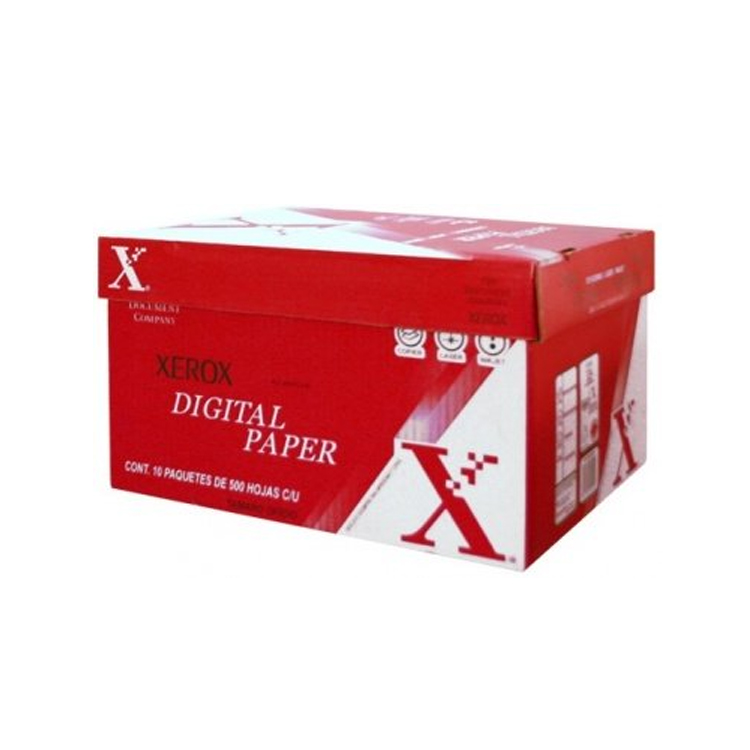 Papel Cortado Xerox Bond 75Gr Oficio 97% Blancura Caja C/5000 Hojas