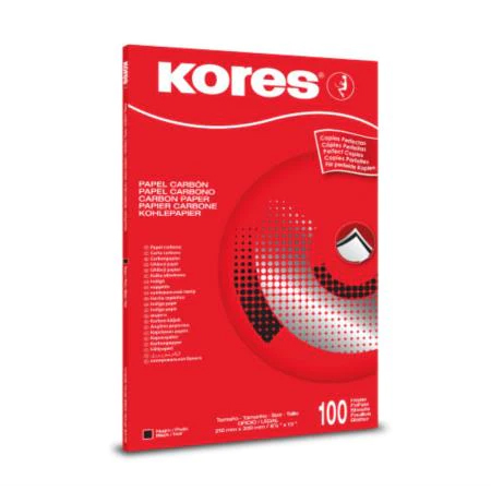 Papel Carbon Kores Typo Oficio C/100 Hojas