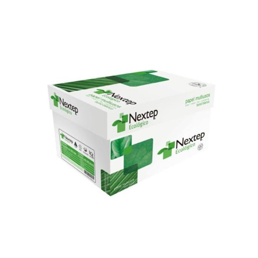 Papel Cortado Nextep Ecologico Carta 95% Blancura Caja C/5000 Hojas