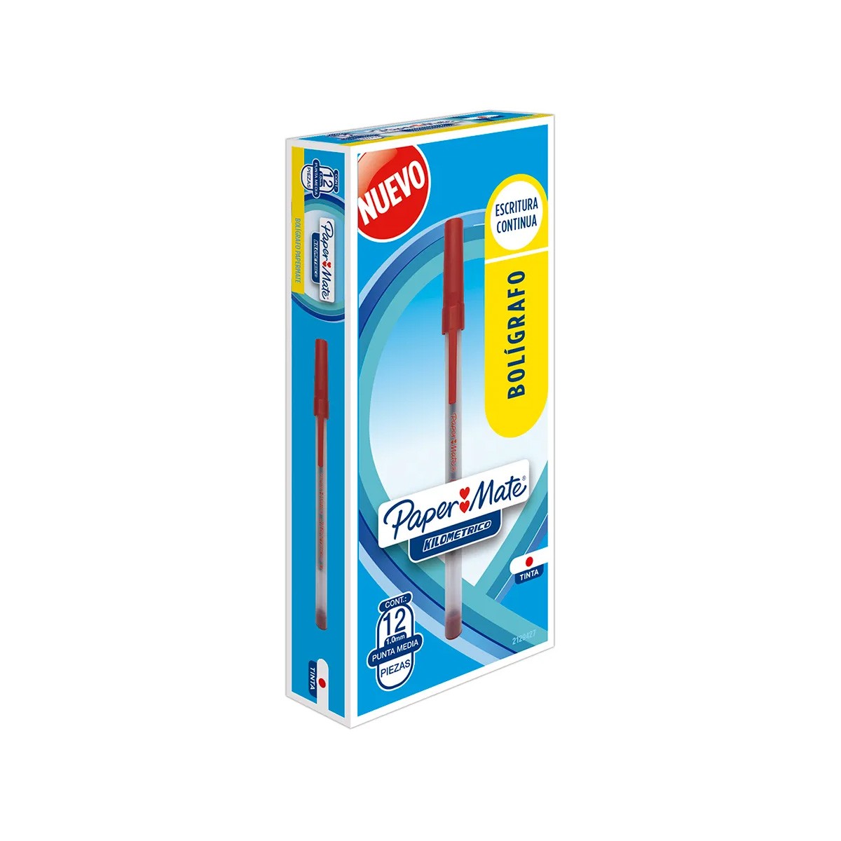 Bolígrafo Papermate Mediano Rojo 12 Piezas 2129427