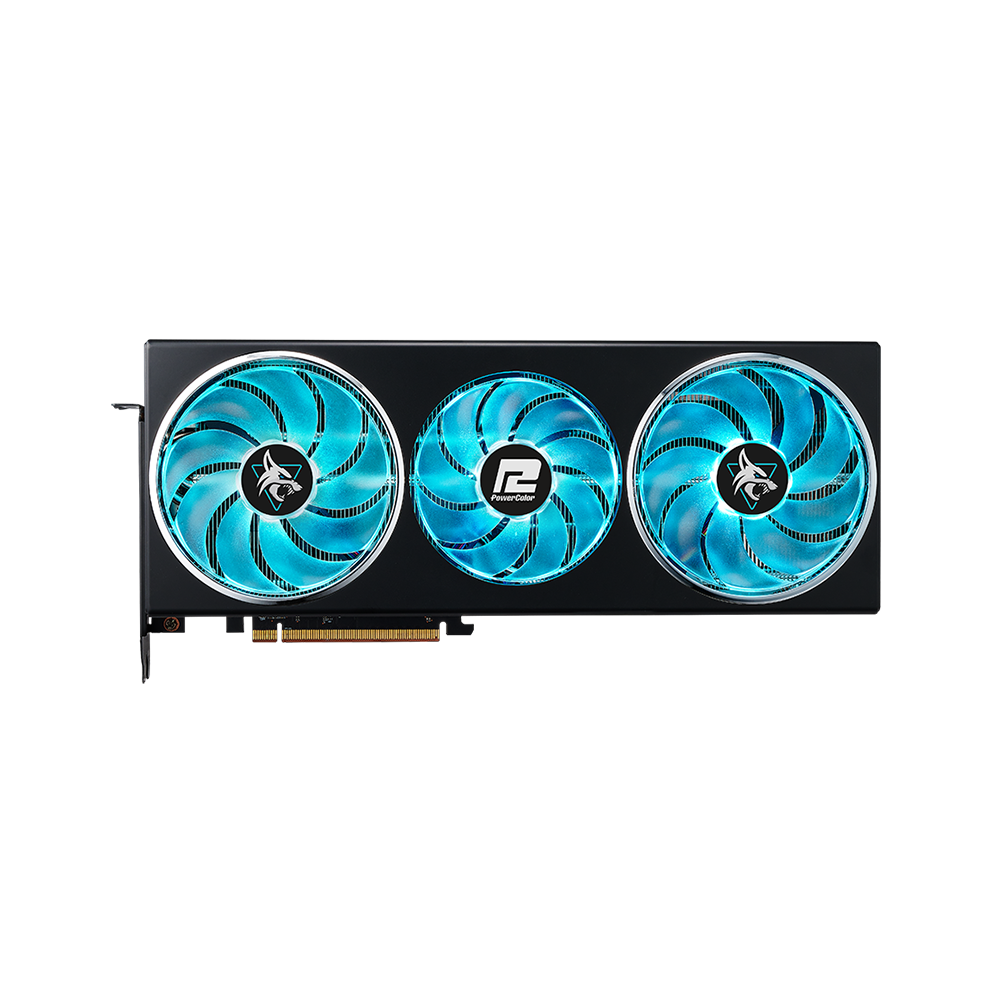 Tarjeta Gráfica Powercolor Hellhound Amd Radeon Rx 7700 Xt 12Gb 256Bit Gddr6 Negro Rx7700Xt 12G-L/Oc