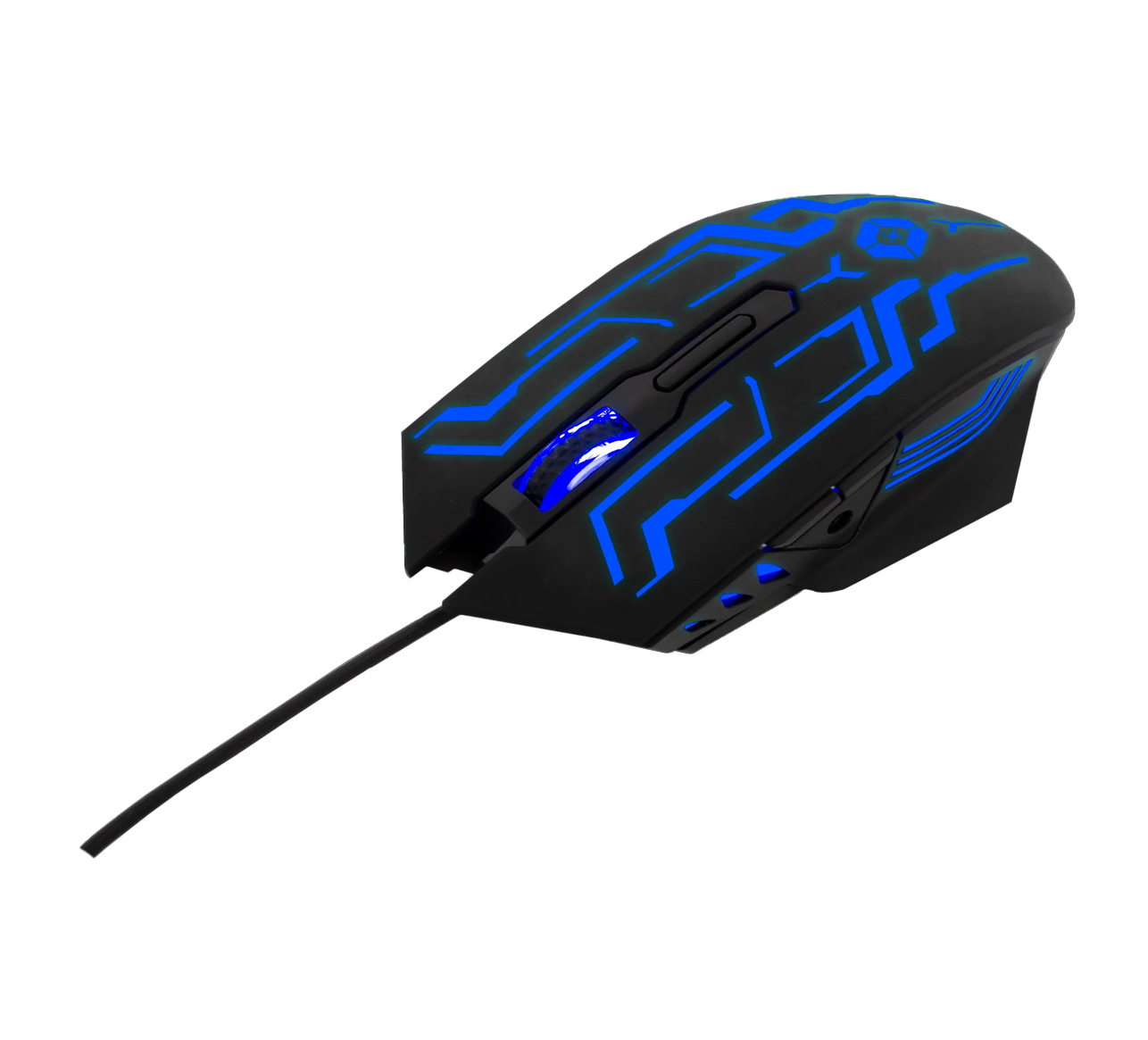 Mouse Vortred Legacy Gamer Alambrico 6 Botones Rgb Rainbow Negro V-930570
