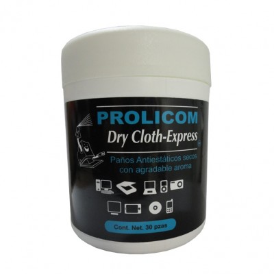 Toallas Antiestaticas Prolicom Dry Cloth-Express Pantallas/Plastico