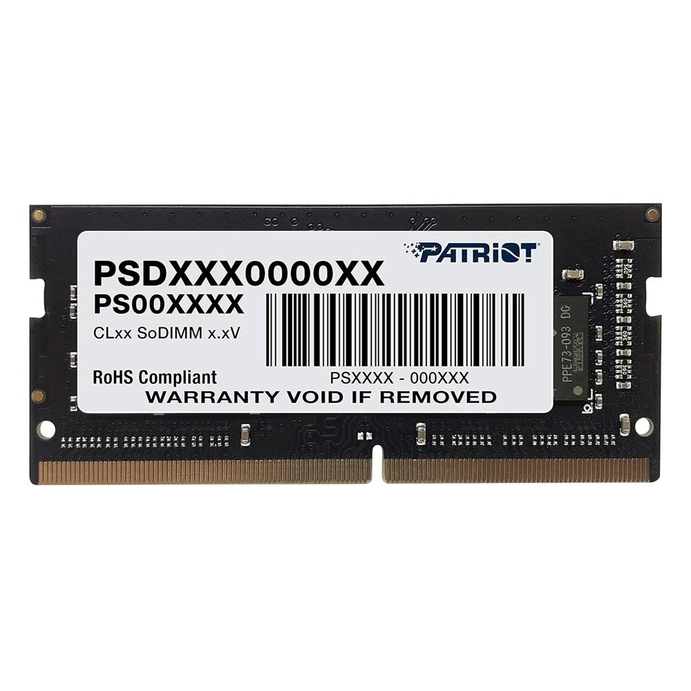 Memoria Ram Patriot Signature 16Gb Ddr4 2400Mhz So-Dimm Non-Ecc Cl17 Psd416G24002S
