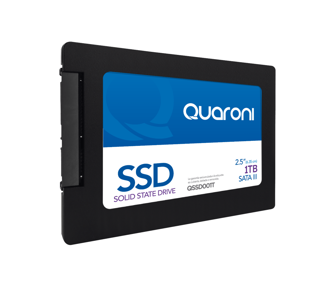 Ssd Quaroni 1Tb 2.5" Lectura 500Mb/S Sata Iii Qssd001T