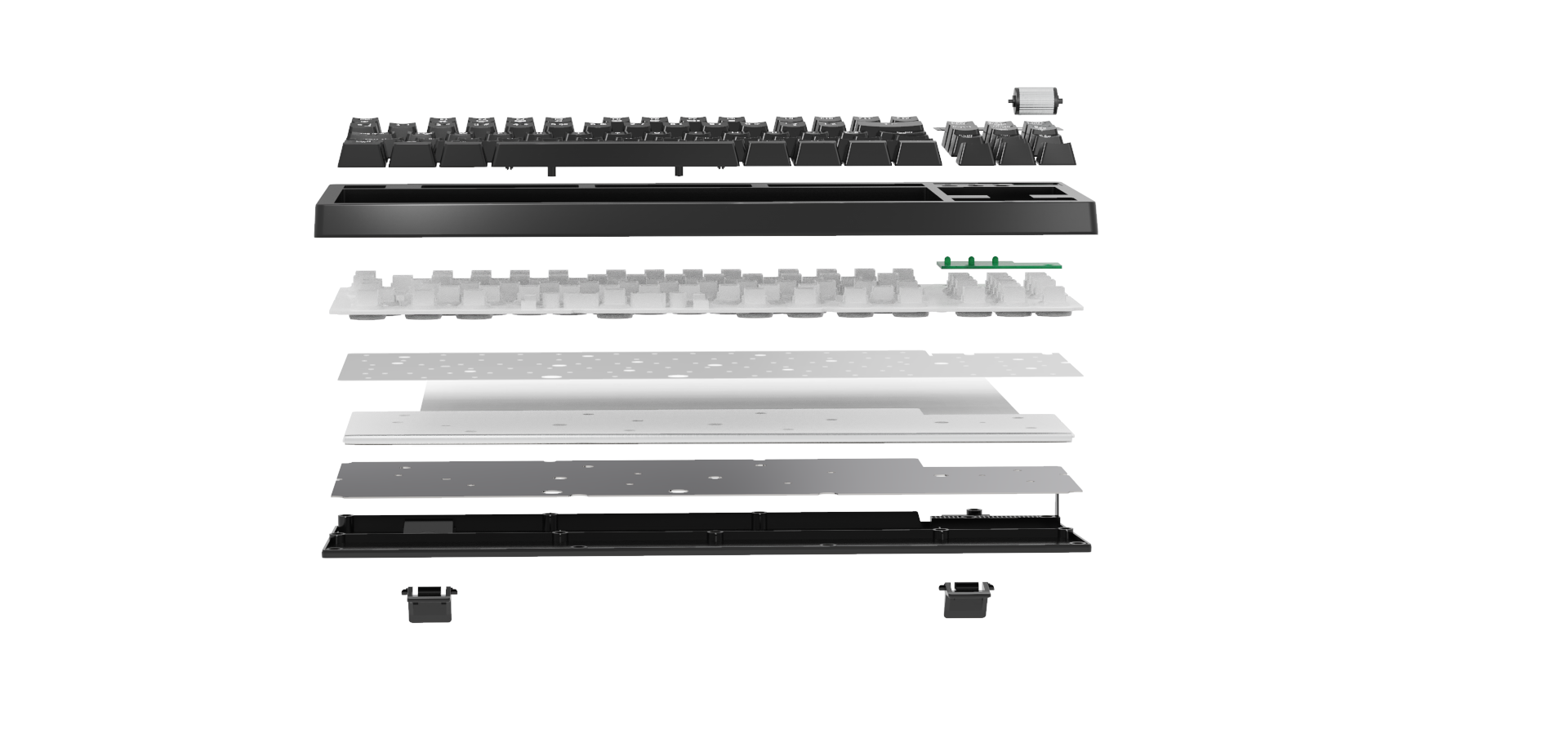 Teclado Gamer De Membrana Vsg Pulsar Negro Rgb Vg-K818