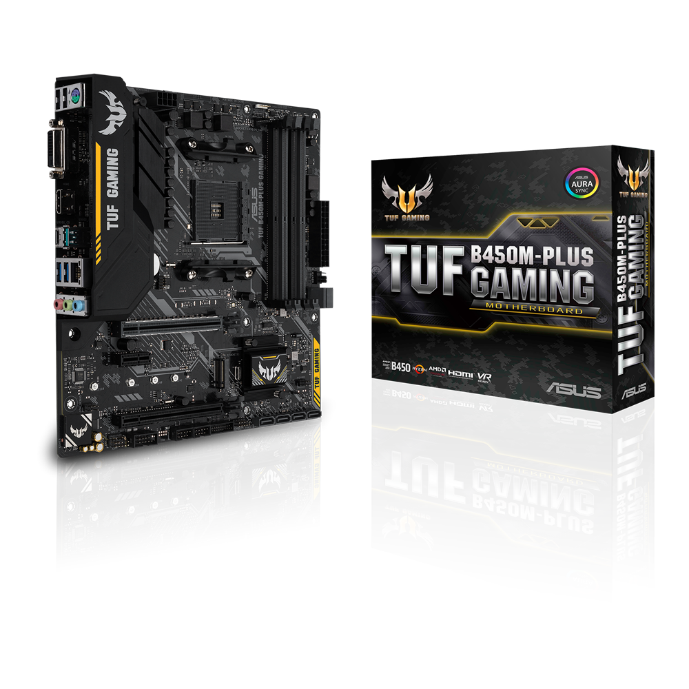 Tarjeta Madre Asus Tuf B450M-Plus Gaming 4Ddr4 Matx Socket Am4 Caja