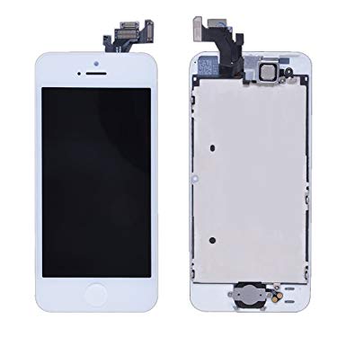 Display Lcd+Digitizer Iphone 5 (Sin Cam/Boton) Blanco (Mobe-5Gw)