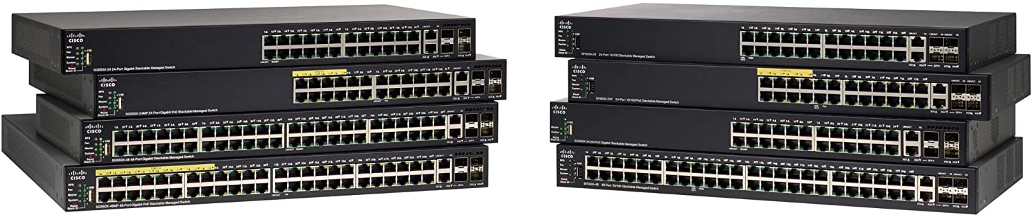 Switch Cisco Sg550X-24P-K9-Na 24Poe+ 10/100 1000 195W 4X10)