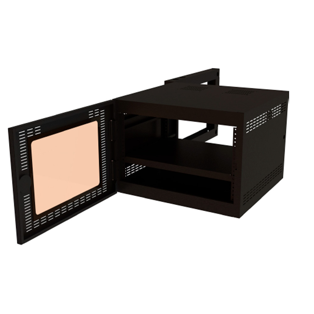 Gabinete North Montaje En Pared C/E 6 Ur Negro Texturizado Cawm6-Bkt