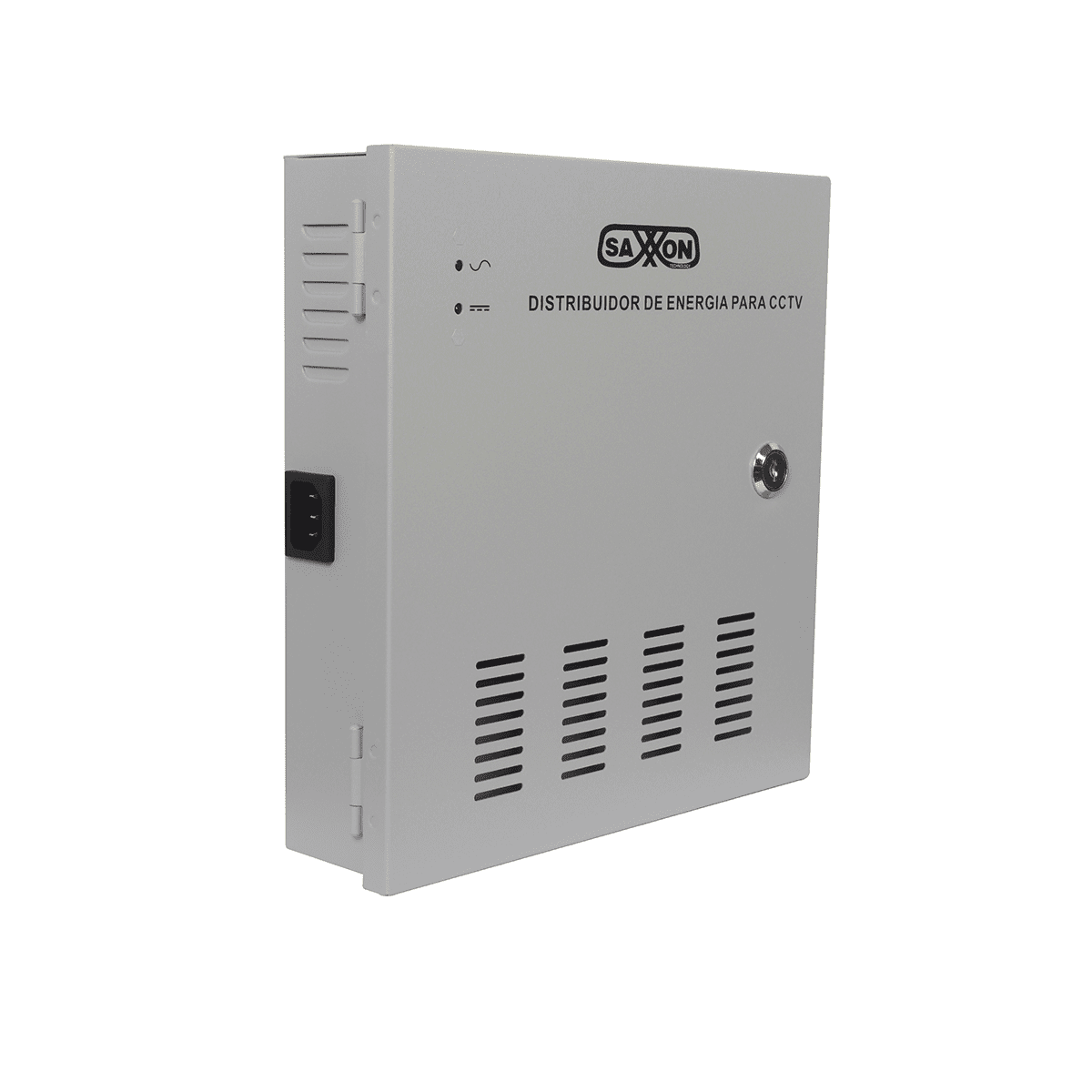 Fuente De Poder Saxxon 12V 20A + 2.2A Para 9 Camaras Gris Psu1220-D9