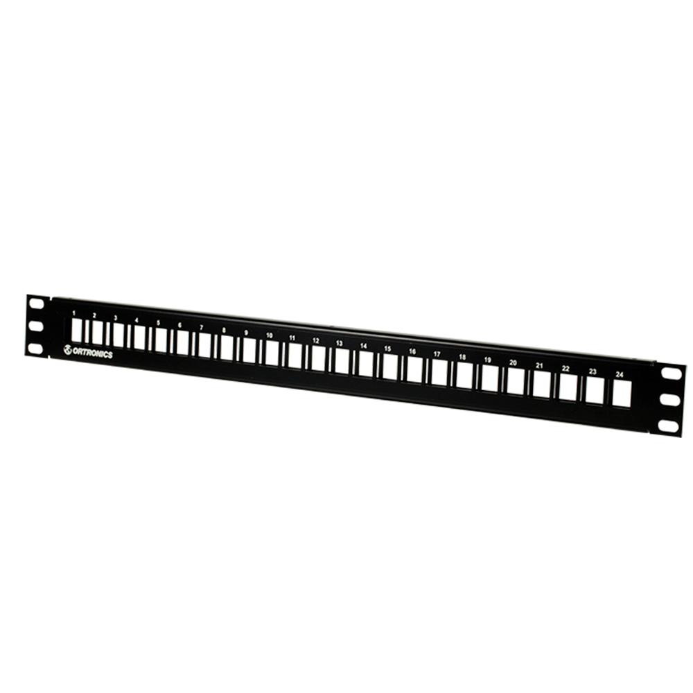 Panel De Parcheo Legrand De 24 Puertos Rj-45 1U Negro Spkfu24