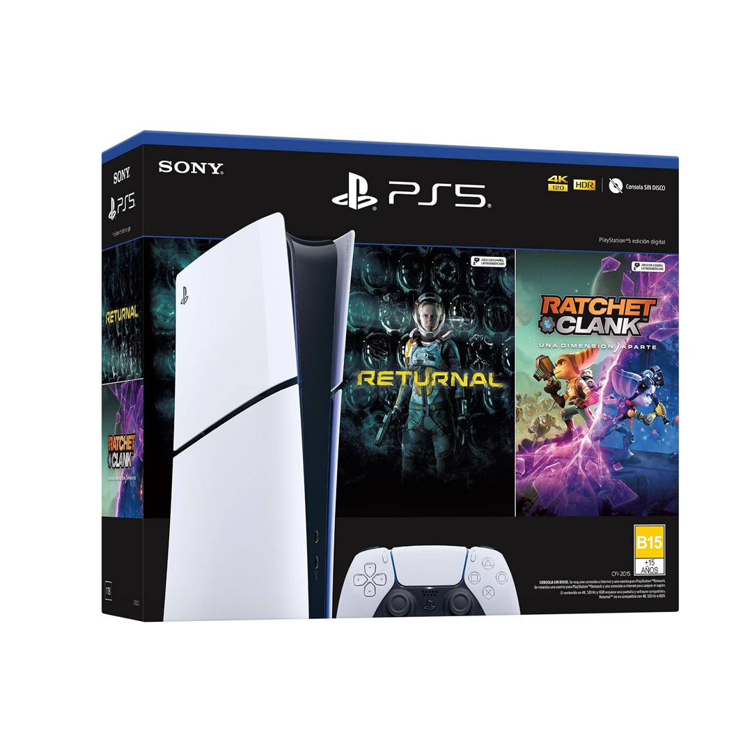 Consola Sony Playstation 5 Slim Edición Digital Con 2 Juegos Incluidos 465972200016