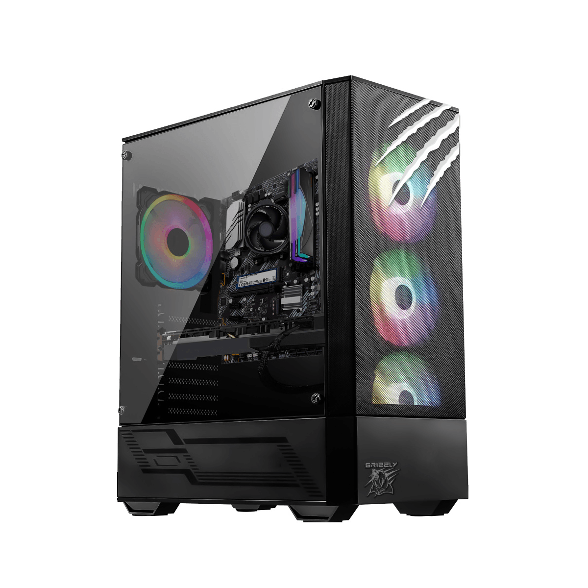 Pc Gamer Grizzly Pg-Amd040 Amd Ryzen 5 16Gb 500Gb Ssd Radeon Rx6600 Windows Trial 662987041713