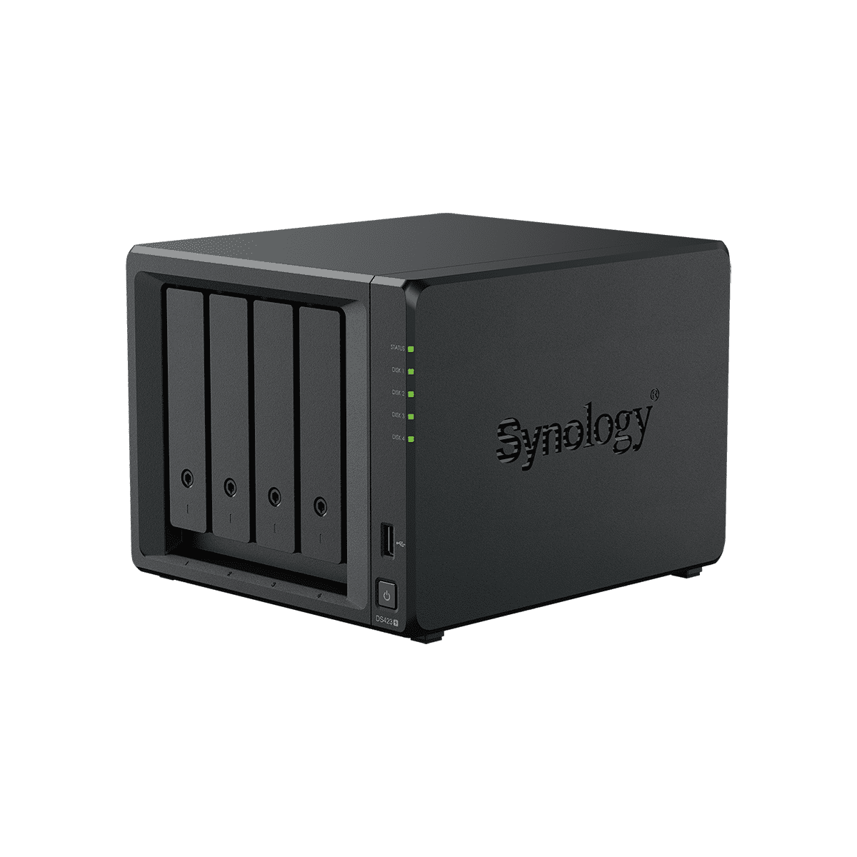 Nas Synology Ds423+ 4X Bahías Hasta 72Tb (No Incluye Hdds) Intel Celeron J4125 2Ghz M.2/Sata Negro