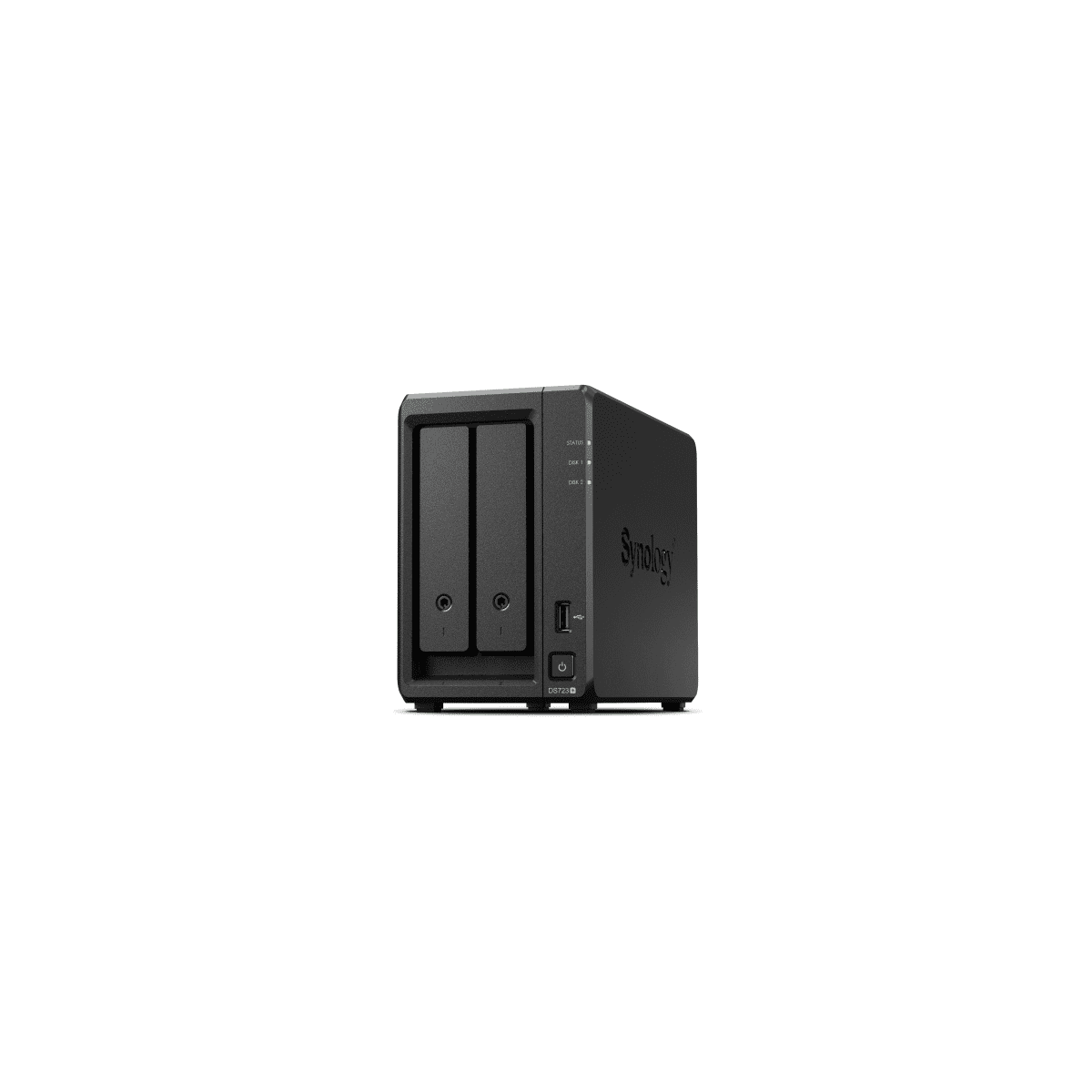 Nas Synology Diskstation De 2 Bahias Amd Ryzen R1600 2Gb Ddr4 Usb 3.2 Negro Ds723+