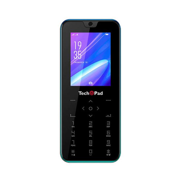 Célular Tech Pad 2.4" Atom 32Mb Rom 32Mb Ram 2G Bluetooth Azul Atom Azl/Vrd