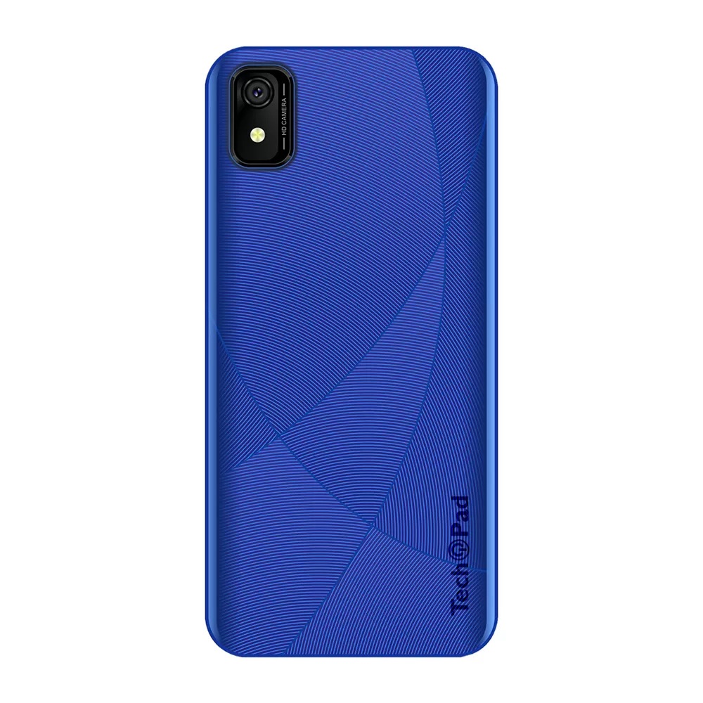 Celular Smartphone Tech Pad M5Go 8Gb 1Gb Quad-Core Dual-Sim 3G Android 11 Go Azul Cel M5 Go Azul