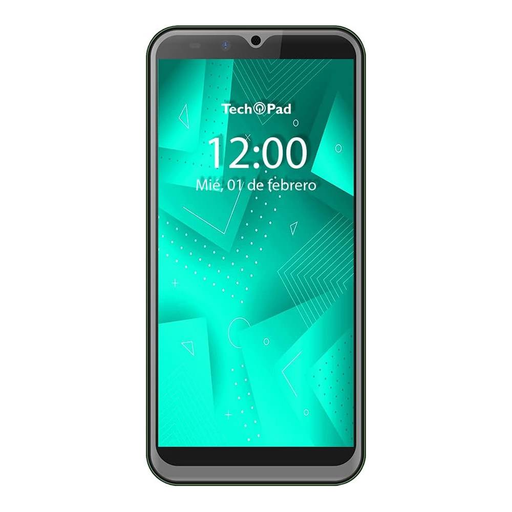 Celular Smartphone Tech Pad M5Go 8Gb 1Gb Quad-Core Dual-Sim 3G Android 11 Go Verde Cel M5 Go Verde